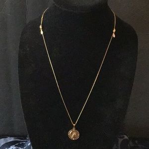 Alex and Ani Crescent Moon and Sun Rafaelian Gold.